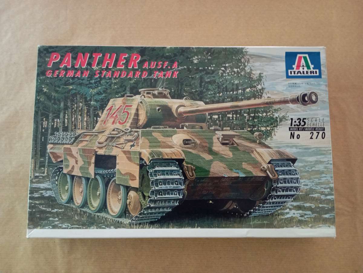 Scale Model Kit 1:35 - Panther AUSF.A Tank - Italeri
