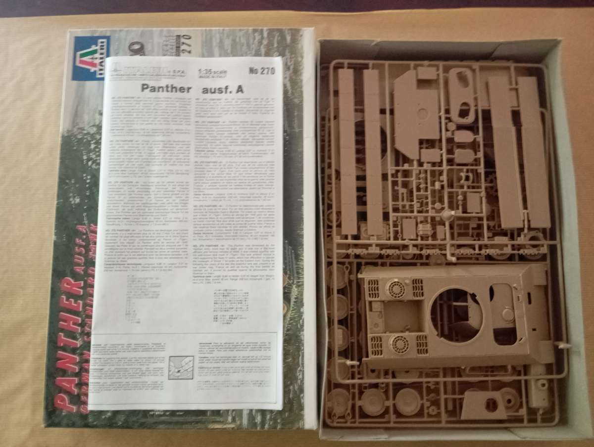 Scale Model Kit 1:35 - Panther AUSF.A Tank - Italeri