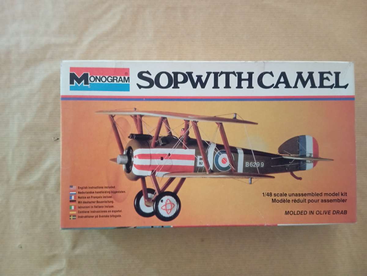 Scale Model Kit 1:48 - Sopwith Camel - Monogram