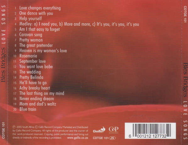 Bles Bridges - Love Songs (Music CD)