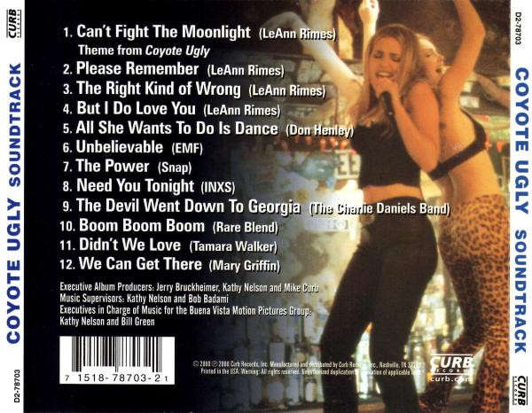 Coyote Ugly Soundtrack (Music CD)