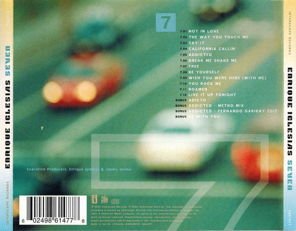 Enrique Iglesias - Seven (Music CD)