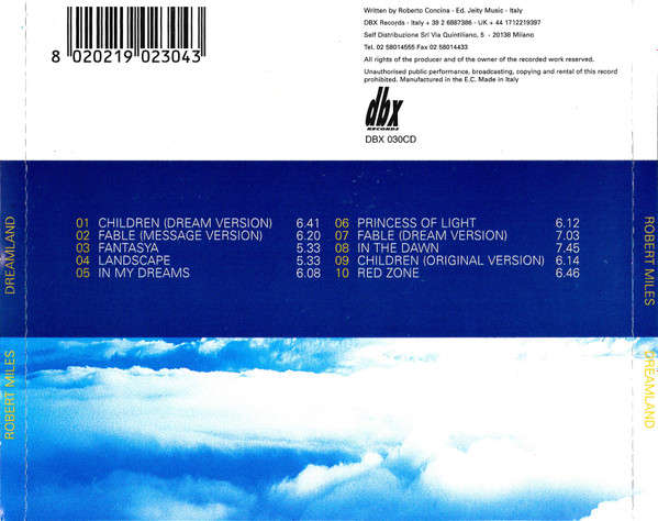 Robert Miles - Dreamland (Music CD)