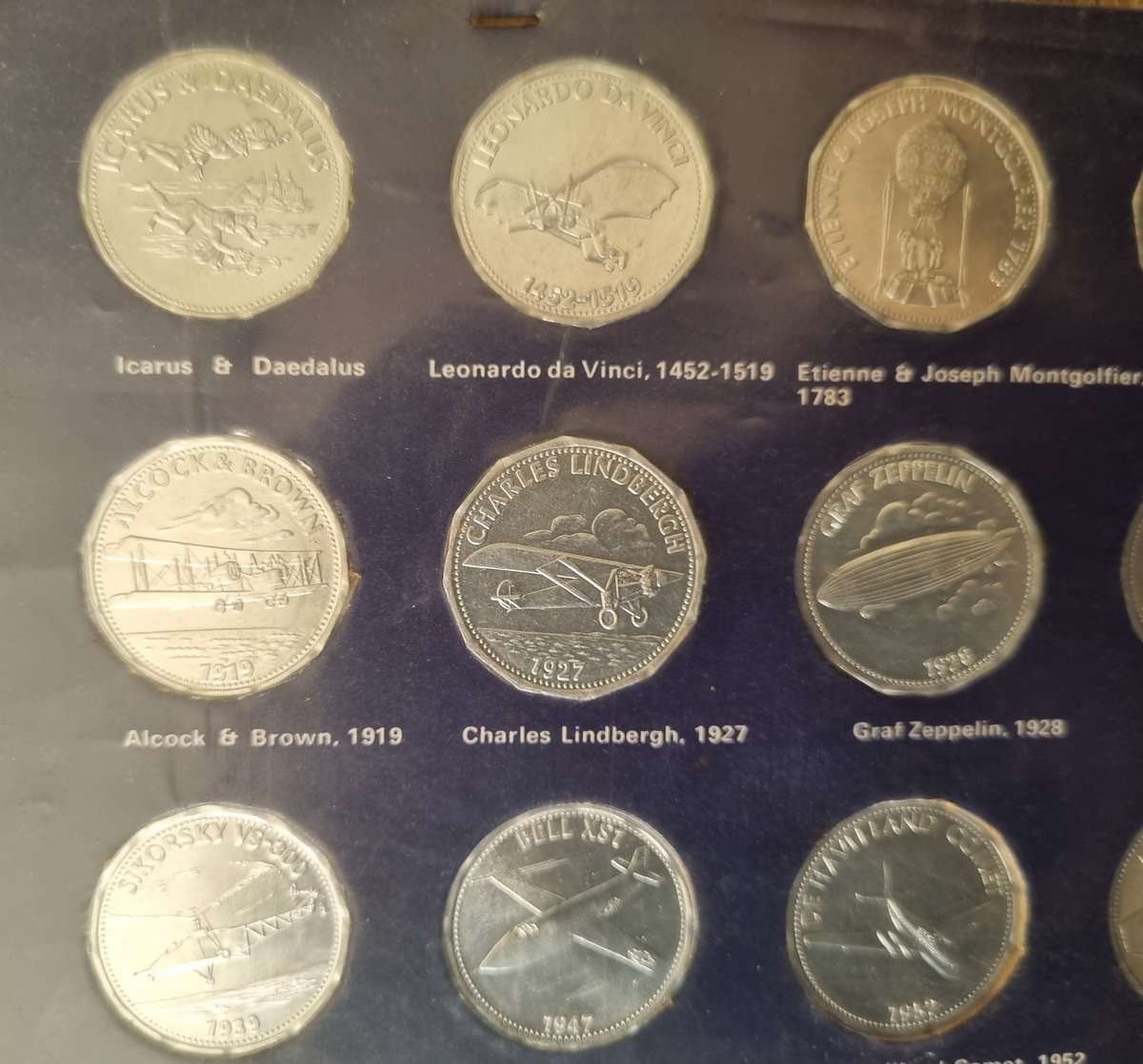 MAN in FLIGHT /LUGPIONERS - a SHELL collectable from 1969