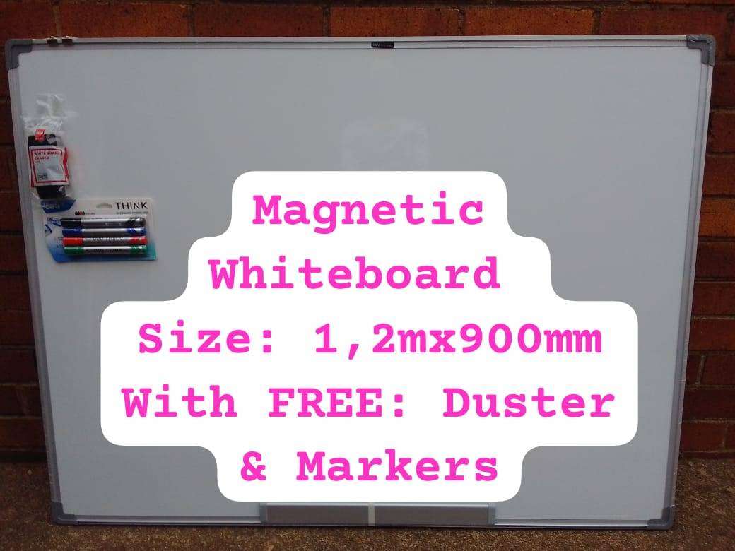 DRY ERASE BOARD 1,2mx 900mm Magnetic Whiteboard