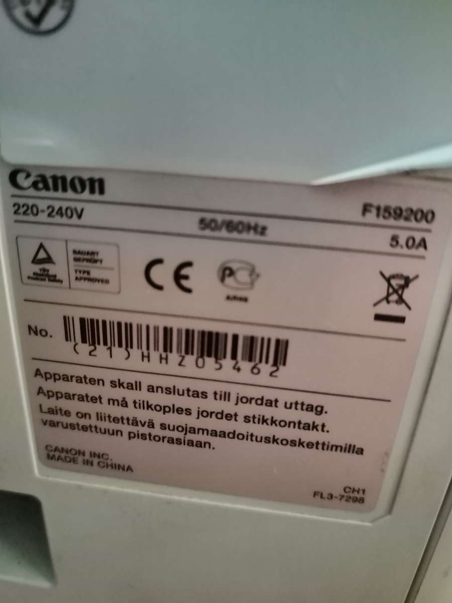 Canon Imagerunner 1750i printer/scanner