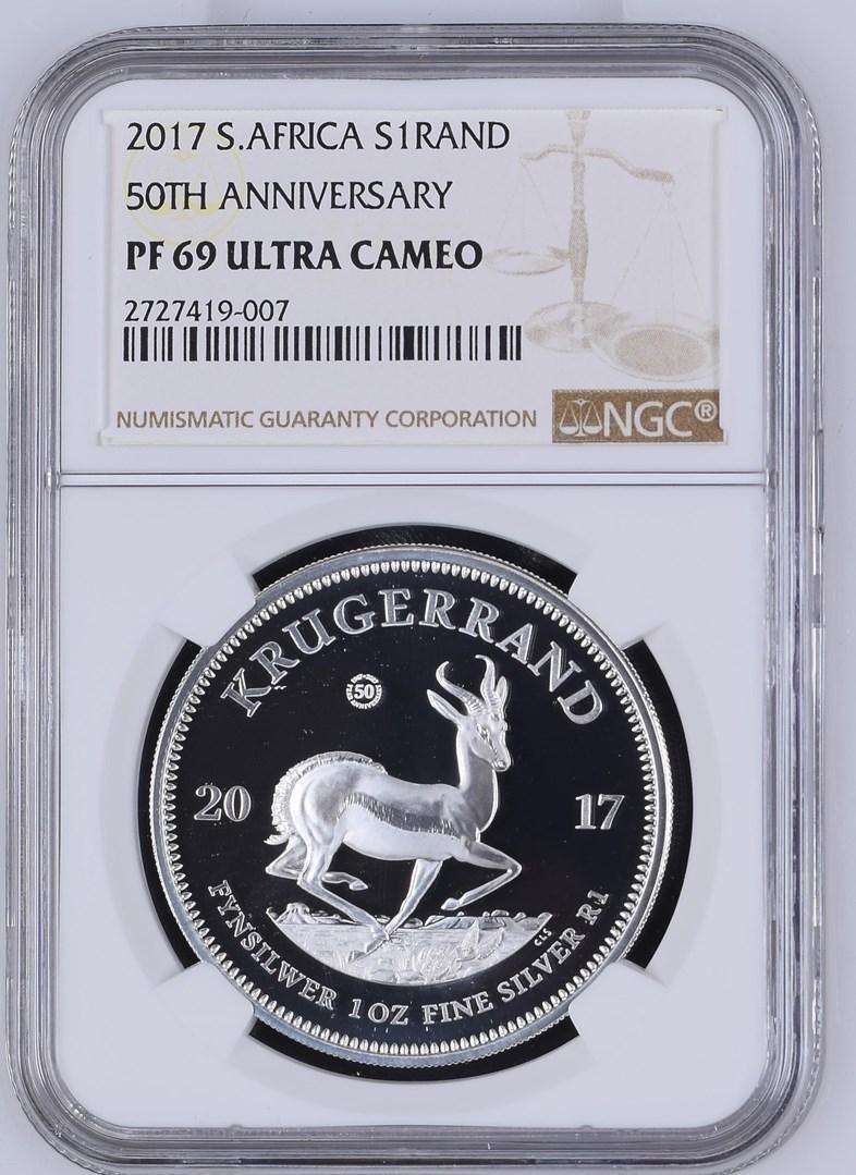 2017 Silver Krugerrand 1oz NGC PF69