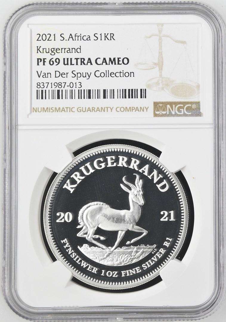 2021 Silver Krugerrand 1oz NGC PF69