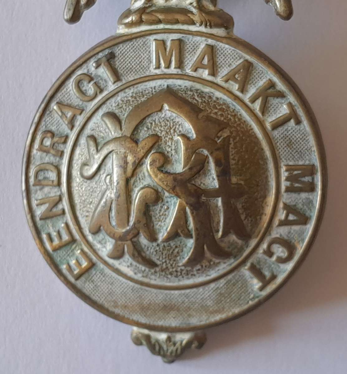 Boer War ZARP (Zuid-Afrikaansche Republiek Politie) Martingale Badge. 9 x 5cm.