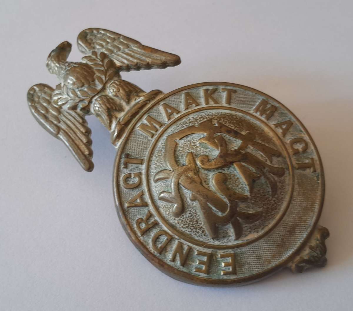 Boer War ZARP (Zuid-Afrikaansche Republiek Politie) Martingale Badge. 9 x 5cm.