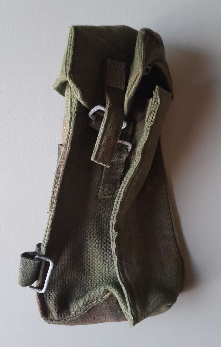 Vintage Webbing Ammo Pouch.
