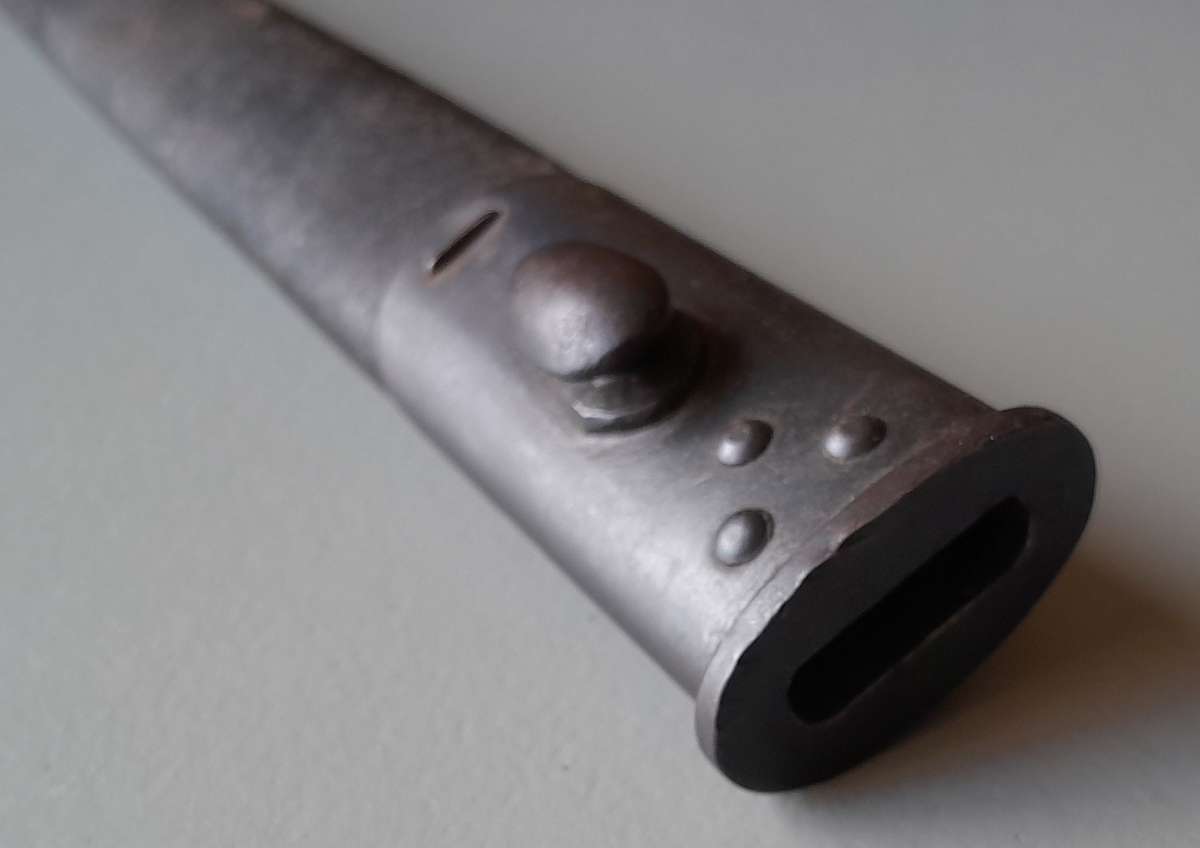 WW1 1915 Pattern 1907 Sword Bayonet By Wilkinson Sword With Leather Scabbard.