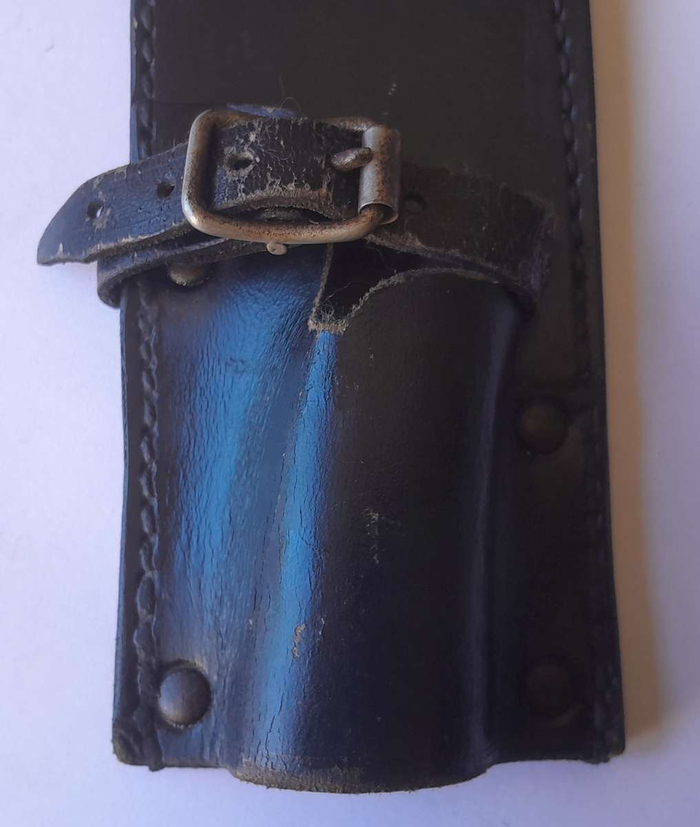 M1 (FAL-Type A) Leather Bayonet Frog. 1950's/60's.