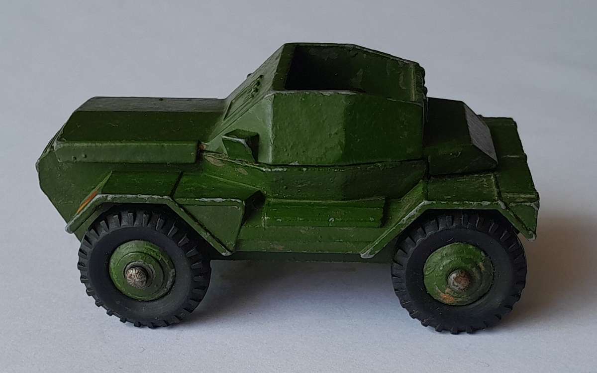 Dinky Toys 673 Scout Car In Original Box.