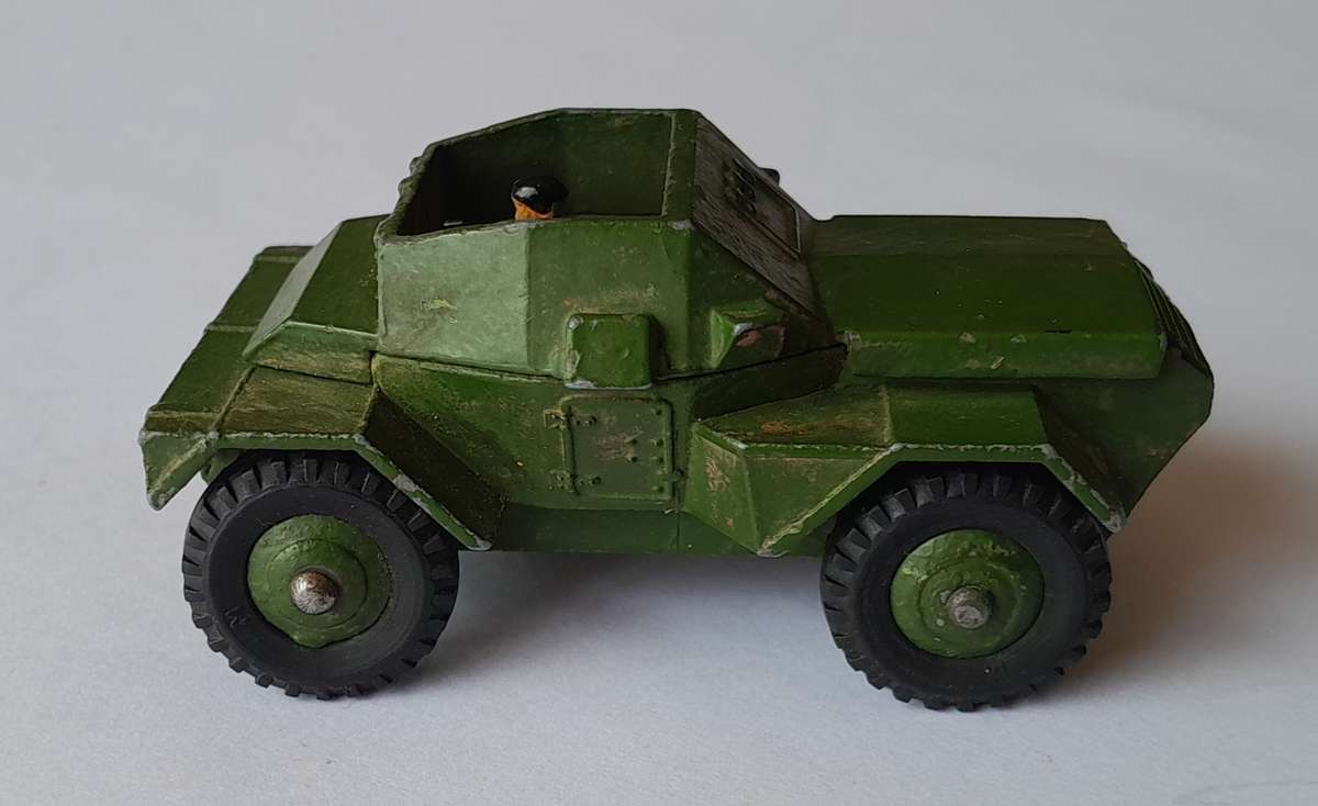 Dinky Toys 673 Scout Car In Original Box.