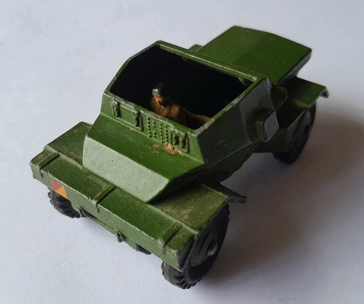 Dinky Toys 673 Scout Car In Original Box.