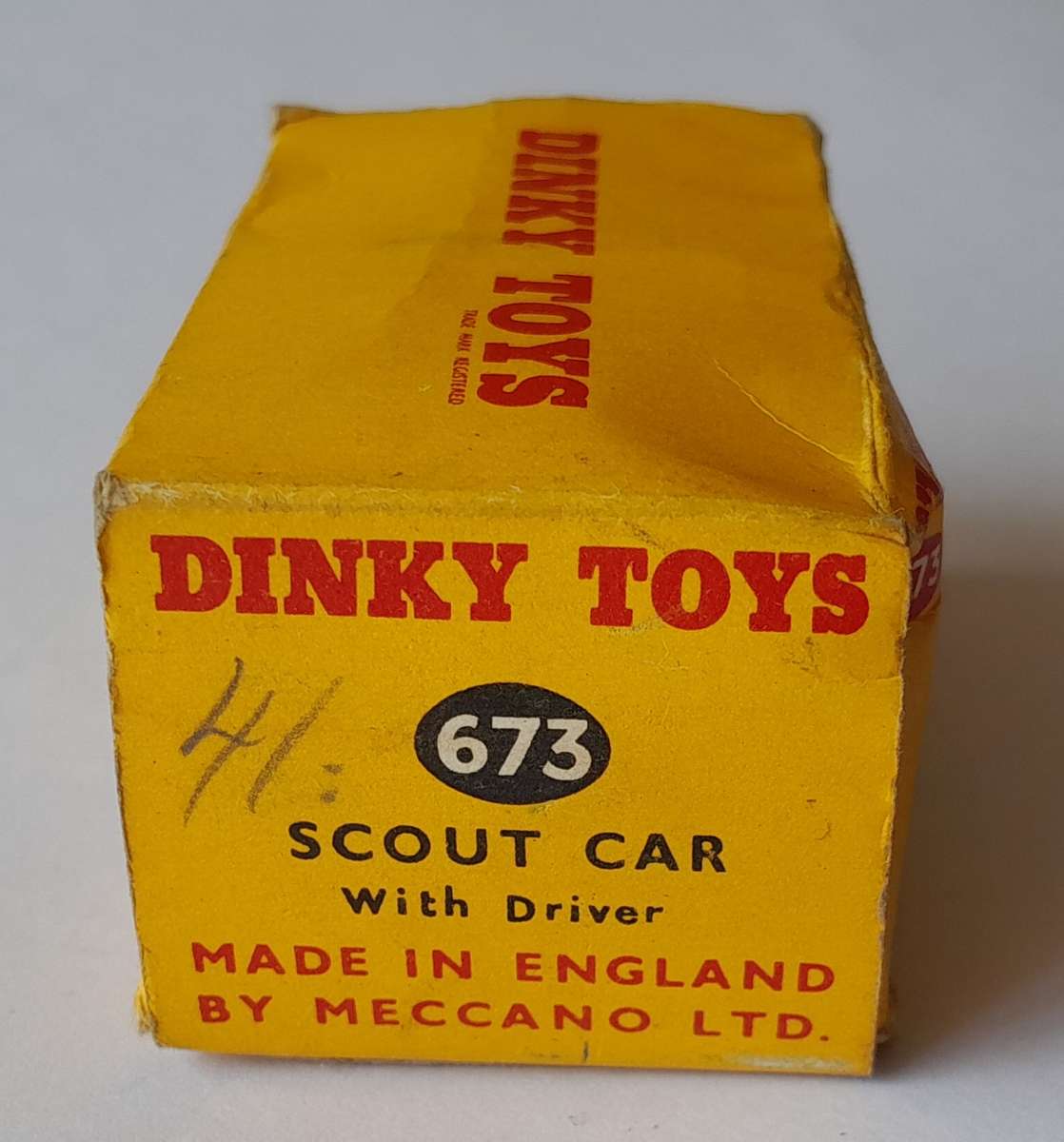 Dinky Toys 673 Scout Car In Original Box.