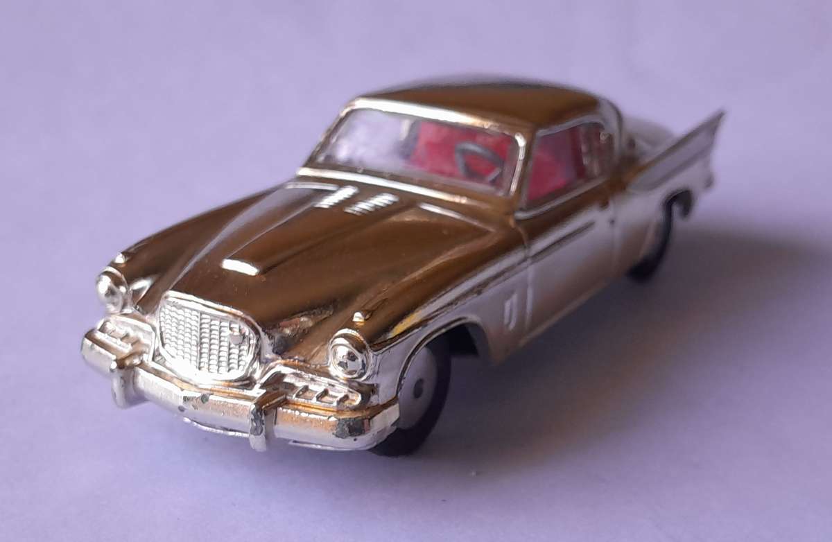 Corgi Toys 211S Studebaker Golden Hawk In Original Box. 11.4cm.