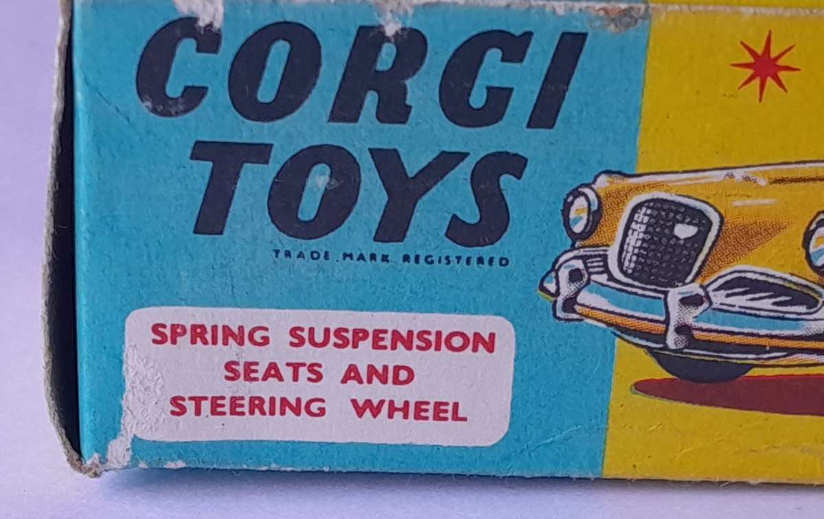 Corgi Toys 211S Studebaker Golden Hawk In Original Box. 11.4cm.