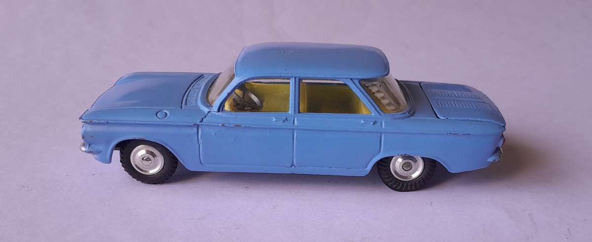 Corgi Toys 229 Chevrolet Corvair In Original Box. 9.7cm.