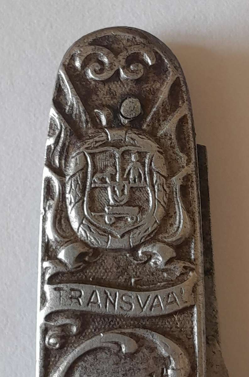 Boer War Paul Kruger / General De Wet Pocket Knife By Amefa.