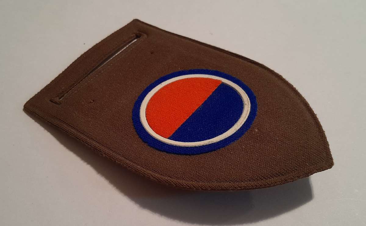 SADF Armour Corps Charlie Company Tupper Shoulder Flash.  Pin Intact.