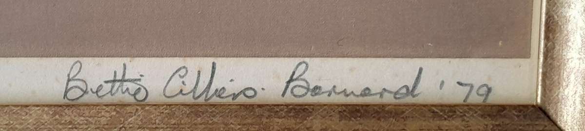 SA Artist Bettie Cilliers-Barnard Limited Edition Print. Signed, Dated & Numbered. 47x35cm.