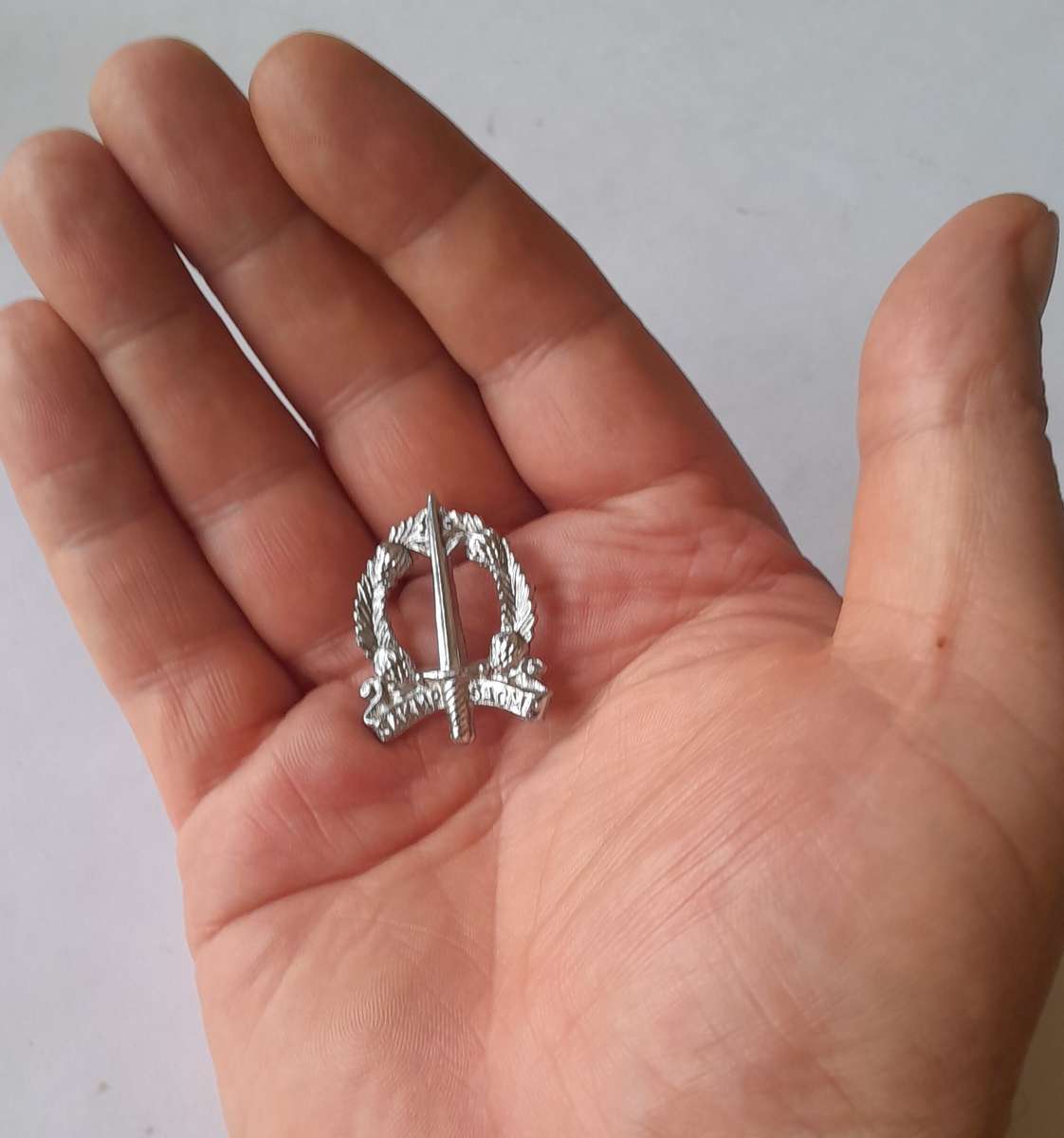 SADF Military Police Badge.  Pins Intact.