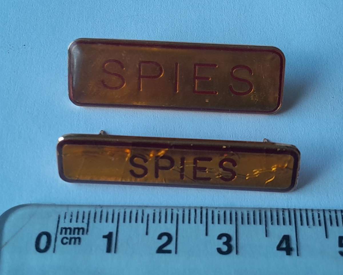 SADF Pair Name Tags "Spies".