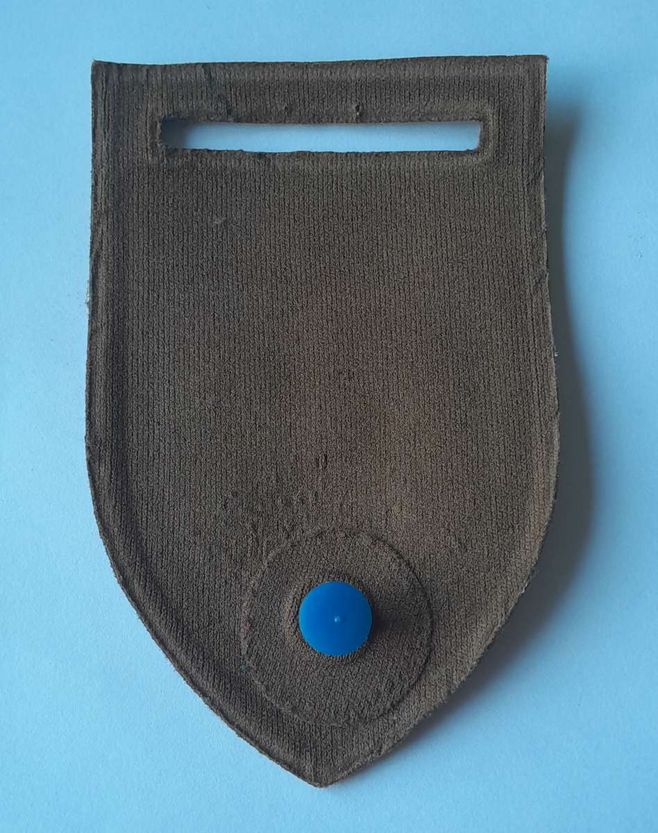 SADF 1 Quartermaster General Composite Depot Tupper Flash (RARE).  Pin Intact.