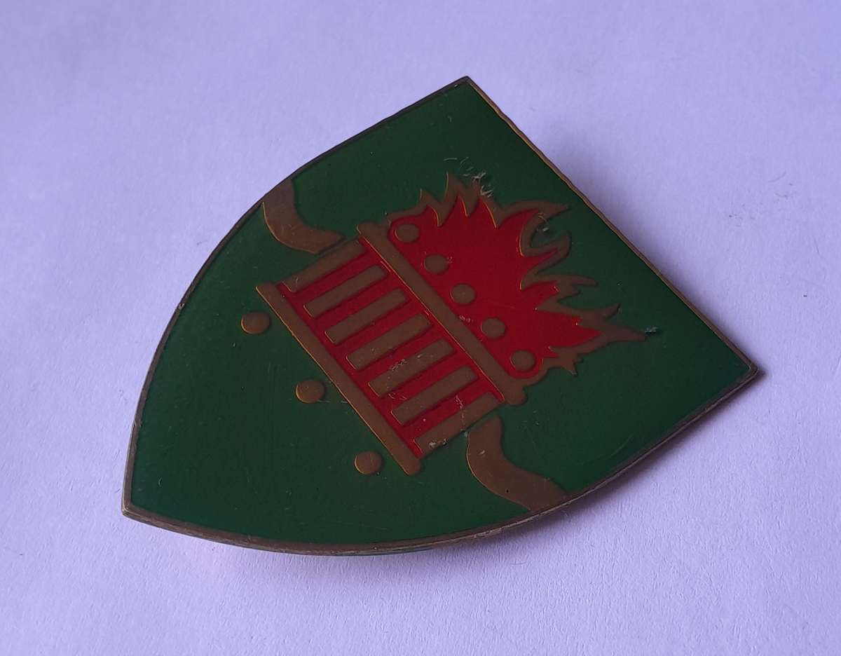 SADF Regiment Dan Pienaar Shoulder Flash.  2 Pins Intact.