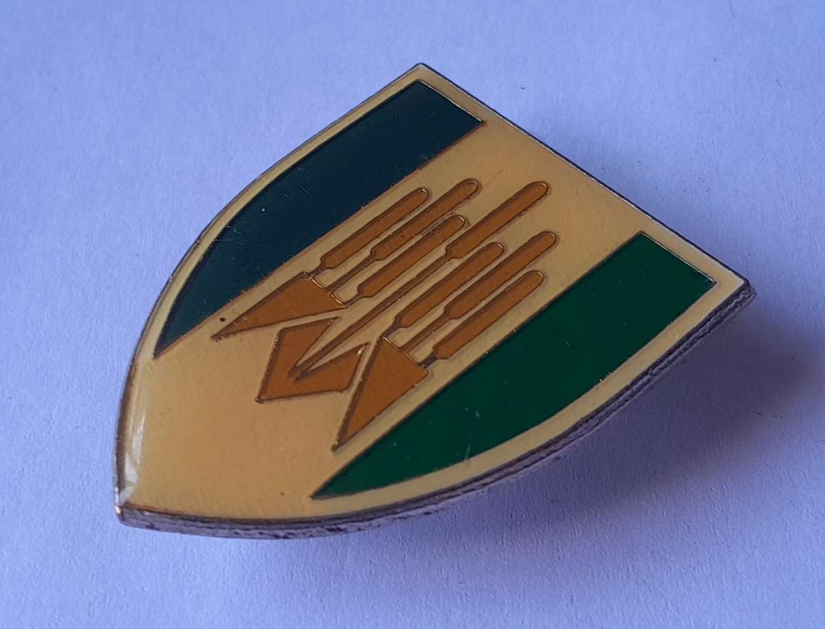 SWATF 101 Battalion (Ovamboland) Pocket Fob Flash.  All Pins Intact.