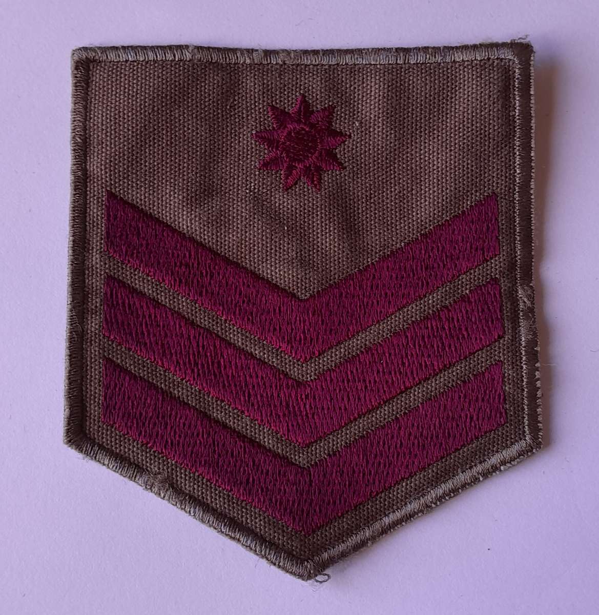 Pair SA Medical Corps Staff Sergeant Rank Stripes. Excellent Condition.