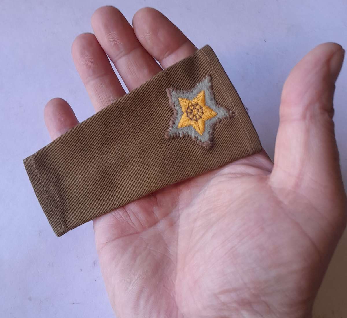SADF 2nd Lieutenant "Bush Pips" Slip-on Shoulder Rank.
