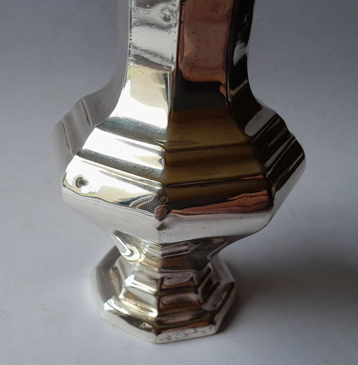 Vintage Georgian Style Silver Plate Sugar Shaker. 16cm.