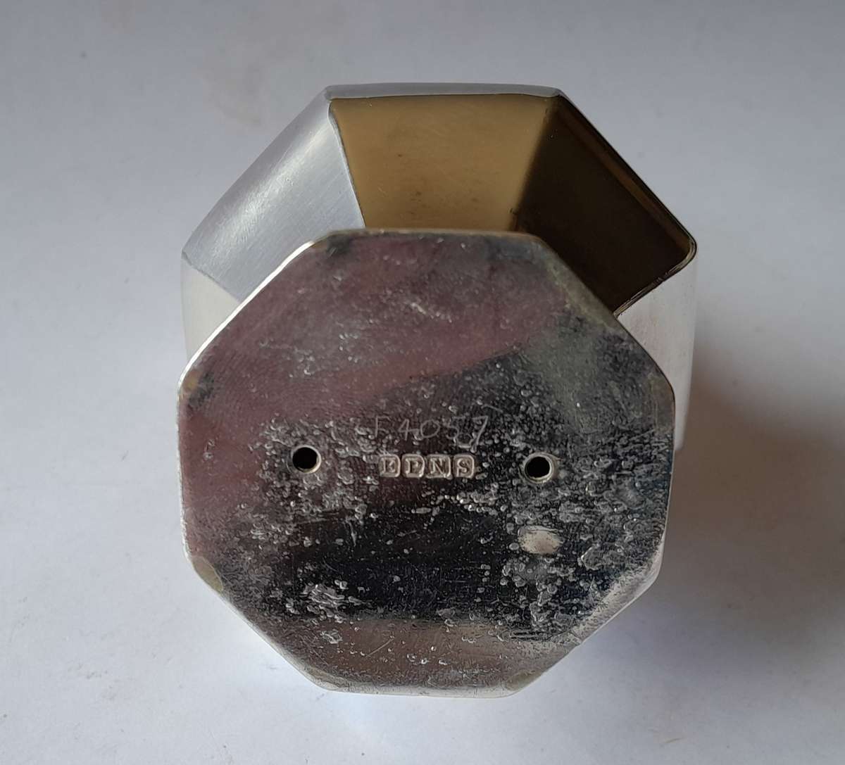 Vintage Georgian Style Silver Plate Sugar Shaker. 16cm.