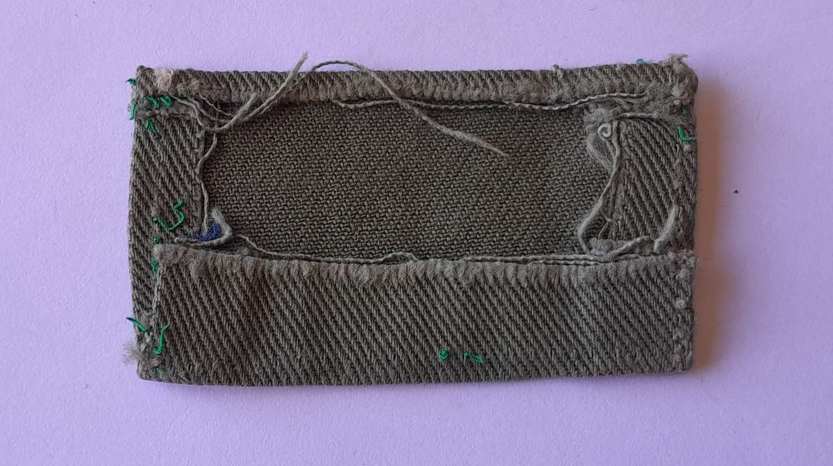 Early Original Rhodesian Army Chest Title.