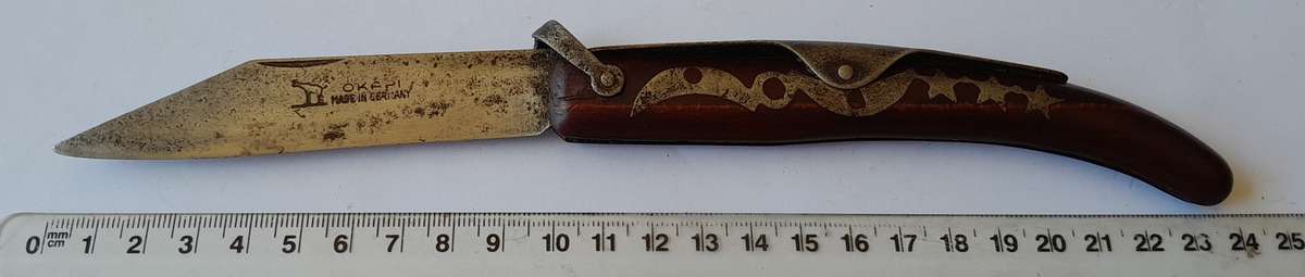 Vintage Original German Okapi Folding Knife.