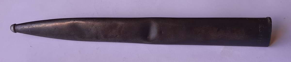"Reserved" WW1 German South West Africa 1909 Erfurt Sawback Bayonet. Matching Numbers Scabbard.