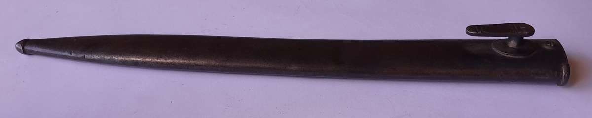 "Reserved" WW1 German South West Africa 1909 Erfurt Sawback Bayonet. Matching Numbers Scabbard.