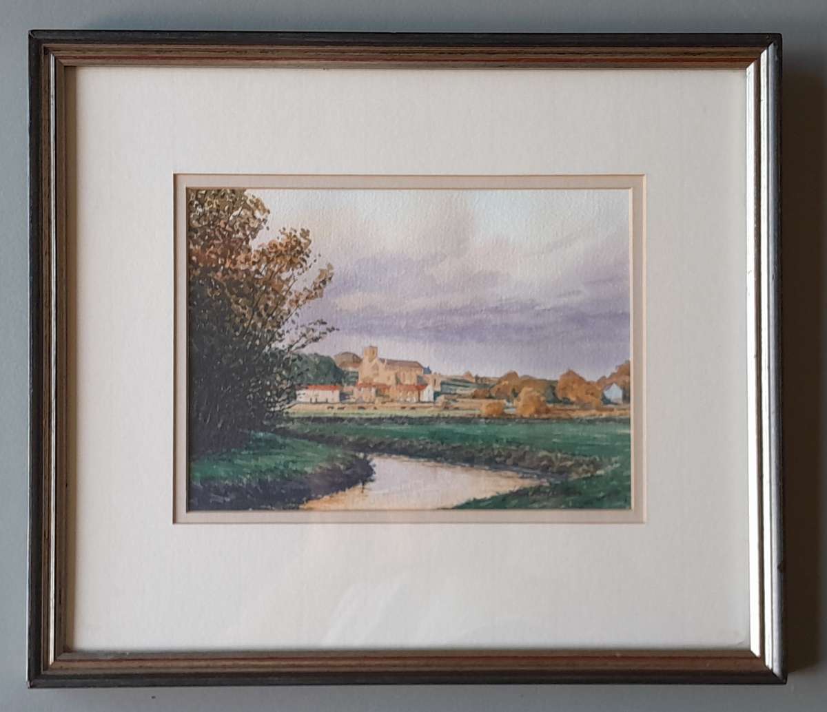 UK Artist John Rowbottom Watercolour. Signed And Framed (38 x 33cm).