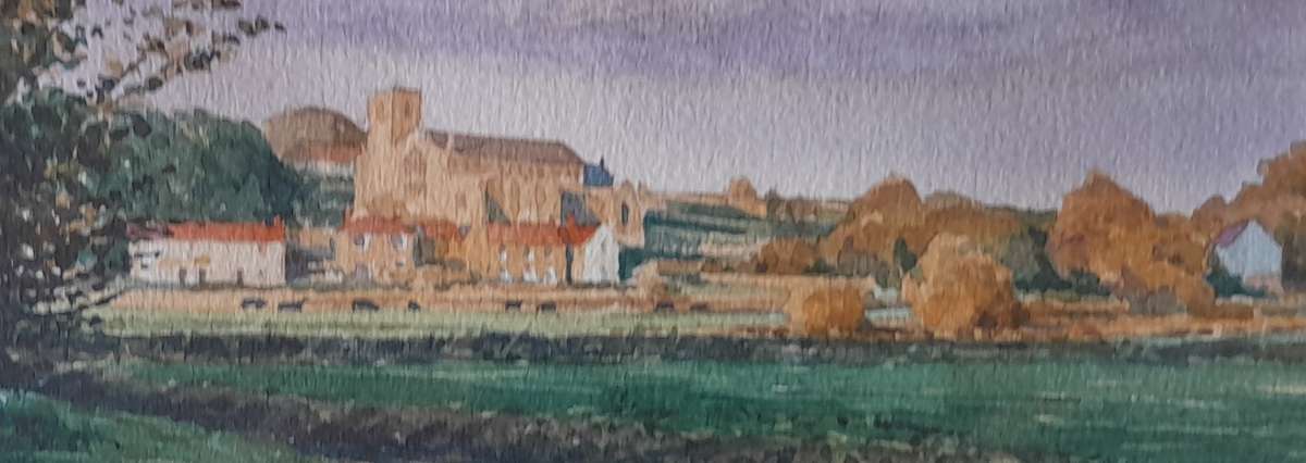 UK Artist John Rowbottom Watercolour. Signed And Framed (38 x 33cm).