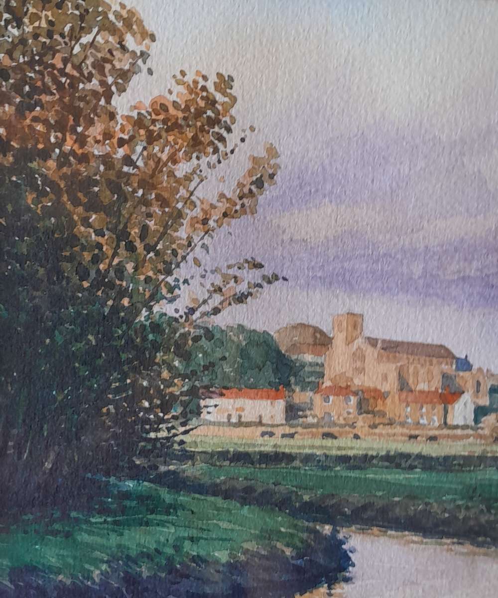 UK Artist John Rowbottom Watercolour. Signed And Framed (38 x 33cm).