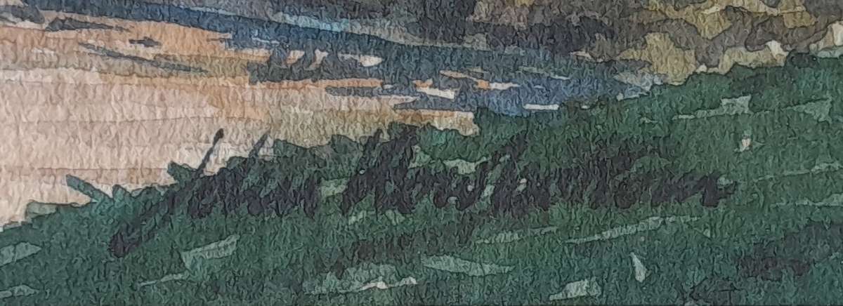 UK Artist John Rowbottom Watercolour. Signed And Framed (38 x 33cm).