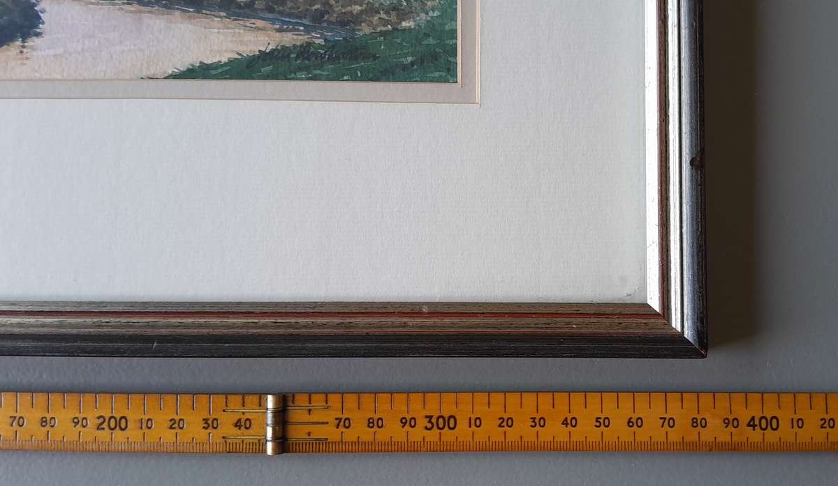 UK Artist John Rowbottom Watercolour. Signed And Framed (38 x 33cm).