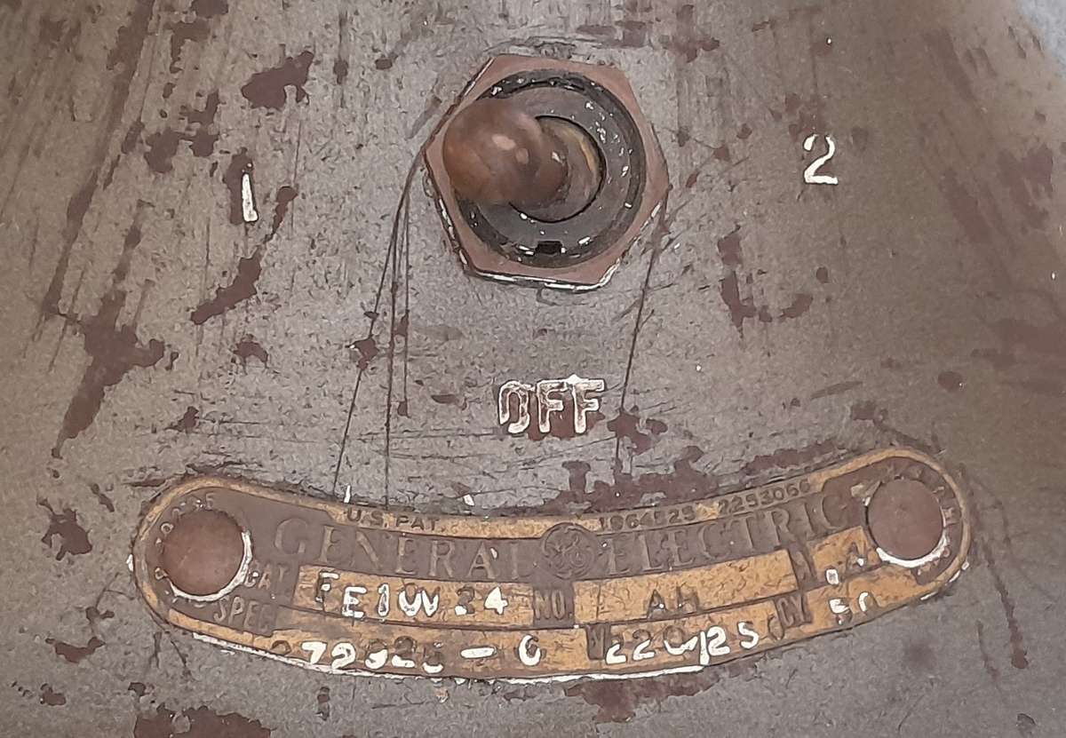 1940's General Electric Vortalex Industrial Desktop Fan. Working.