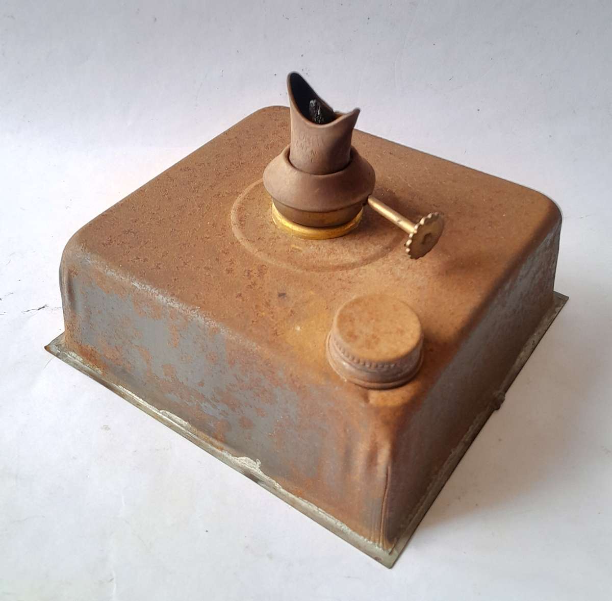 Original Complete "Metalix" Four Sided Railway Lamp. 44cm.