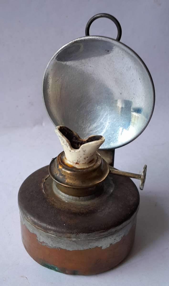 Original Complete SA Railways Tri-Colour Signal Lamp. 34cm.
