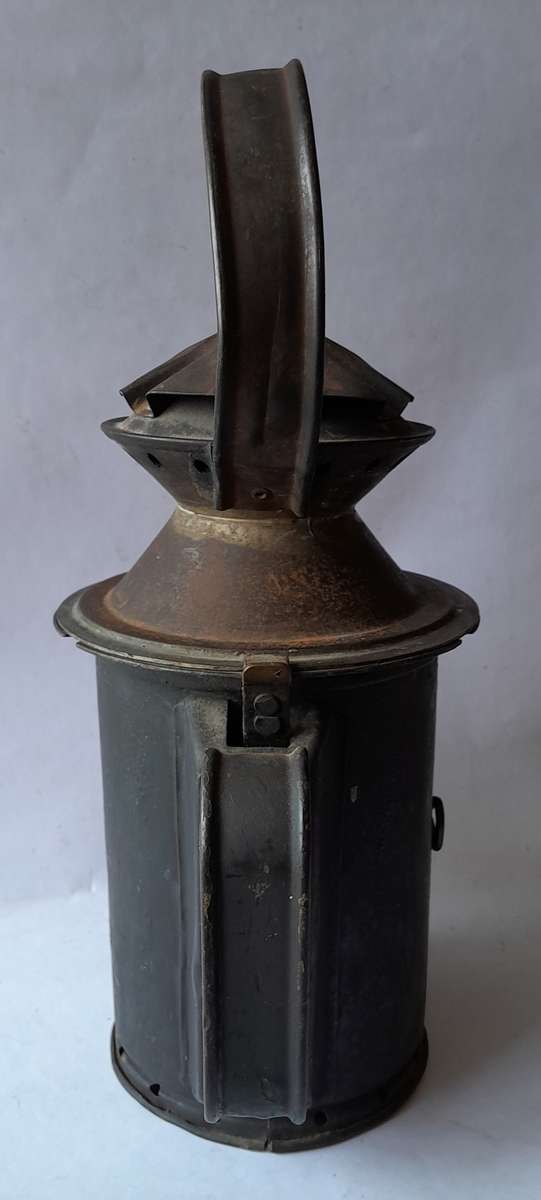 Original Complete SA Railways Tri-Colour Signal Lamp. 34cm.