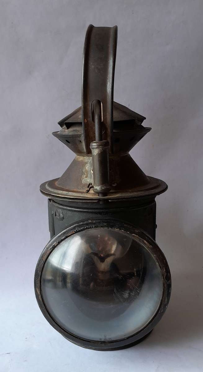 Original Complete SA Railways Tri-Colour Signal Lamp. 34cm.